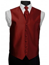 'After Six' Aries Full Back Vest - Flame 